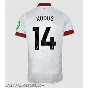 West Ham United Mohammed Kudus #14 Kolmaspaita 2024-25 Lyhythihainen